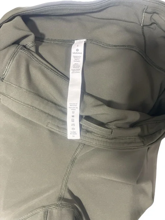 Lululemon Olive Green Leggings with Pockets - Picture 5 of 5